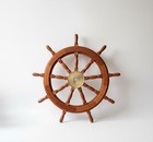 18   Nautical Engraved Wooden Ship Wheel Wall Decor Custom Captain Crafts Gift
