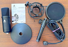 Podcasting Microphone Kit Maono Au-a04 Professional Audio Mic Black  Tested