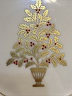 Lenox Dimension Eternal Christmas Ivory   Gold Tree 8-1 8  Salad Plates Set Of 8