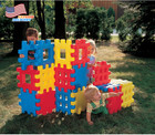 Big Waffle Block Set 18 Pieces Blue red yellow Free Shipping Usa