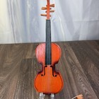 Vintage Mini 14  Decorative Wood Violin   Bow Display Instrument
