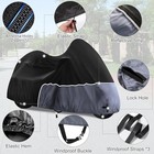 Trike Cover  Waterproof 3 Wheel Motorcycle Cover For Harley Black And Grey