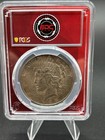 1928-s Peace Silver Dollar 90  Silver Pcgs Au55   Toner And Key Date mint 