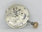 Antique 18 Size Hampden 15 Jewel Railway Fancy Dial Pocket Watch Mov t  Running 
