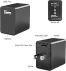 Wireless Smart Charger Camera - Mini Hd 1080p Wifi Camera With Night Vision