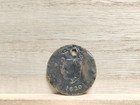 1820 1 2 Penny Lower Canada Merchant Token  bust And Harp   4 8g  27 8mm  Holed