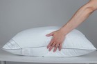 Standard Goose Feather Down Pillow  100  Soft Cotton Cover Bed Pillow For 