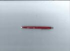 Vintage Paper Mate Malibu Red   Chrome Trim Double Heart Ballpoint Pen-adv 