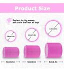 36 Packs Self Grip Hair Rollers Set  Salon Dressing Curlers  Big No-heat Rollers