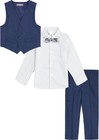 Van Heusen Boys  4-piece Formal Suit Set  Vest  pants  dress Shirt   Tie 8r