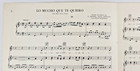 Lo Mucho Que Te Quiero Vintage Piano Vocal   Organ Vintage Sheet Music 1968