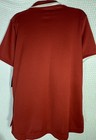 Nike Golf Dri Fit Burgundy Polo Men M White Trim Standard Fit Short Sleeve