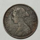 1890 Newfoundland Canada Large One Cent 1 Penny Victoria  M245