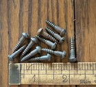  8 X 3 4    Wood Screws Slotted Round Head Plain Steel Furniture Repair Hardware