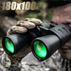 180x100 Hd Military Zoom Powerful Binoculars Day low Night Optics Hunting   Case