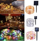 Outdoor Waterproof Copper Wire Solar String Lights Led Garden Xmas Party Decor