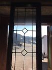 Sg 2111 Antique Beveled And Leaded Transom Window 16 25 X 92 5