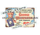 George Washington Pipe Tobacco 10 Cent Smoking Cigarette Metal Tin Sign Wall Art