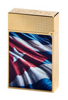 S t  Dupont Line 2 Perfect Ping Lighter  Cuba City   Flag  C16656  New In Box