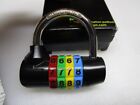 2 Pack Bosvision Combination Locks For Locker Gates   64mm 4-digit 7 8mm Shackle