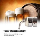 Draft Beer Tap Tower Shank Assembly Stainless Steel Home Brewing For Bar Csy