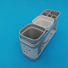 Toothbrush Toothpaste Stand Holder With Double Cups Bathroom Storage Detacha