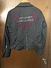 Harley Davidson Women s Bomber Jacket Small With A Set Of 60 Harley hog Pins