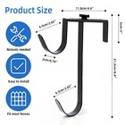 2pcs Pool Pole Hangers  Adjustable Heavy Duty Swimming Pool Fence Hooks