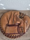 Vintage Spalding Professional Model Catchers Mitt Leather Baseball Glove 1960s