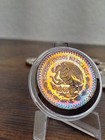 Mexican Proof Onza Libertad 1986 Toned Silver Coin 1oz Plata Pura Rainbow Toning