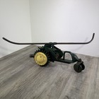 Vintage Cast Iron National A5 Walking Lawn Sprinkler Tractor Green Usa Tested