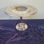 Vintage  Silverplate Pedestal Dish - Candy  Treats  Candle  Jewelry    More 