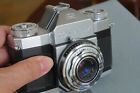 Vintage German Zeiss Ikon Contaflex Slr Camera With Carl Zeiss Tessar Lens   2