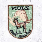 Vintage Zion National Park Patch     Utah Mule Deer Canyon Souvenir     Sew-on Nos