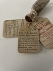 1893 Donner Party Pioneer Monument Souvenier Bottle  594 Rare 133 Years Old