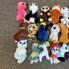 Ty Beanie Boos Plush Lot Animals Paw Patrol Dog Fox Bird Giraffe More Set Of 27