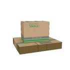  10 Pack  Small Heavy Duty Kraft Moving Boxes  17l X 11w X 12h