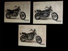Vintage Kawasaki 1981 Double Sided Ads With Specs  Lot Of Three Kz1000 Kz750