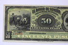 1899-1911 Mexico Banco De Sonora 50 Pesos Ps-422 Unc             0519