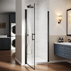 Sunny 36  W X 72  H Semi-frameless Pivot Swing Shower Door 6mm Tempered Glass