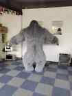 Inflatable Gorilla Costume Full Mascot Suit Giant Adult Fur Cosplay No Battery