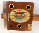 Cigar Box Guitar  3 String  Metal Frets  Piezo Sound Pu Installed  see Desc 