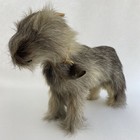 Vintage Goat Norway 1960   s Realistic Stuffed Animal Plush W  Bell Real Goat Hair