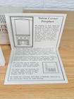 Lawbre Salem Corner Fireplace Fp-6 White 1 12 Dollhouse Miniature Nos