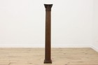 Architectural Salvage Antique Carved Oak Column Stand  55467