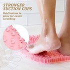 Shower Foot Back Scrubber Massage Pad Body Bath Soft Brush Mat Cleaning Bath
