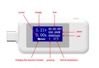 Lcd Usb Detector Voltmeter Ammeter Power Capacity Tester Voltage Current Meter