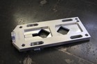 Old-stf Centerline Adjustable Aluminum Transmission Plate - Harley 4 Speed