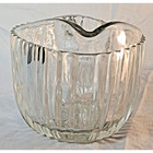 Vintage Anchor Hocking Clear Depression Glass  queen Mary  Ribbed Creamer