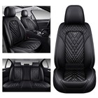 Full Set Seat Covers For Toyota Yaris 2007-2020  Black